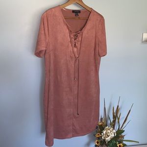 Atmosphere Mauve Suede Dress